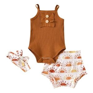 Adorable Toddler high waist summer outfit